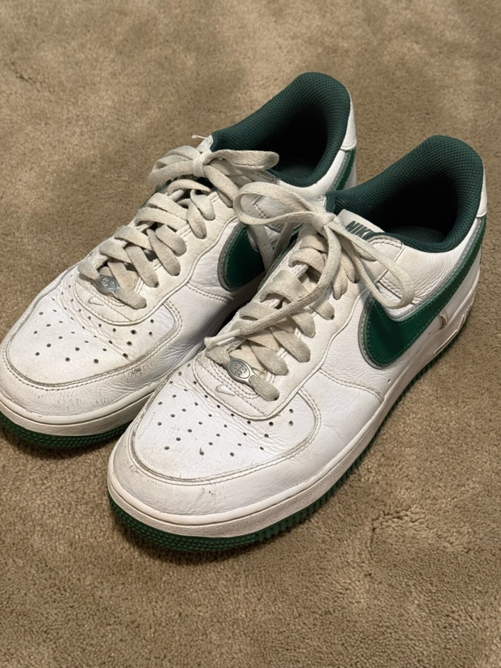 Nike Air Force 1 Low LeBron Four Horsemen White Green Mens 7 FB9128-100